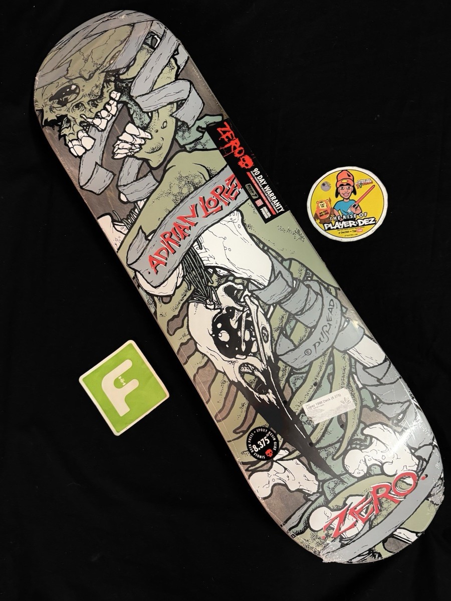 SUPER RARE Pushead Adrian Lopez Skeleton Skull Zero Or Die