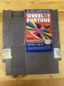 Wheel of Fortune Junior Edition Nintendo NES Video Game Authentic