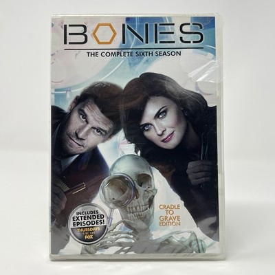 Bones: the Complete 6th Sixth Season (DVD, 2010) Emily Deschanel, David Boreanaz