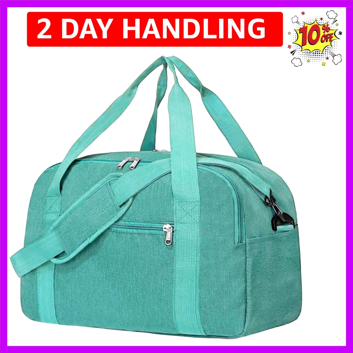 18" Small Carry on Bags for Airplanes with Laptop & Wet Comp