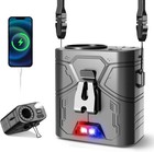 20000mAh Portable Waist Fan, Clip-On Wearable Belt Fan with 5-Speed 20000RPM Mot