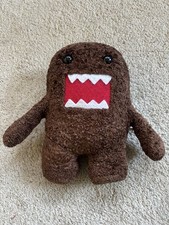 DOMO 10in Nanco Brown Fuzzy Plush Soft Stuffed Animal Toy 1998-2010
