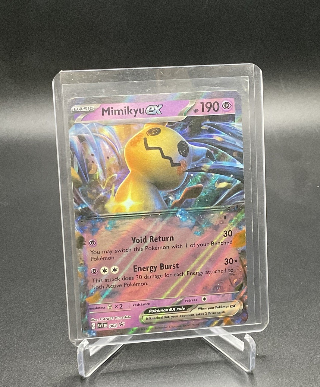 Mimikyu ex 004 - Holo P Scarlet & Violet Promo Pokemon NM