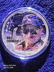 2001 $1 DALE EARNHARDT 1OZ AMERICAN SILVER EAGLE COIN IN BOX WITH COA!