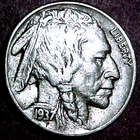 1937 BUFFALO NICKEL...FREE SHIPPING!......MIN. BID .01 & NO RESERVE!