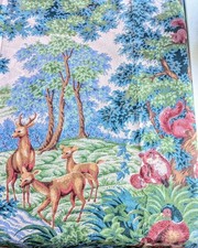 NOS '93 RUSTIC CABIN Tablecloth 60"x84" Oblong W.C. Designs. Country Decor/ Open