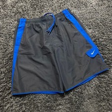 Nike Grey And Blue Swimming Shorts Men's Size Large