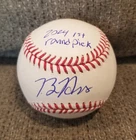 Ben Hess Signed Major League Baseball NY Yankees Alabama 2024 1st Round Pick JSA