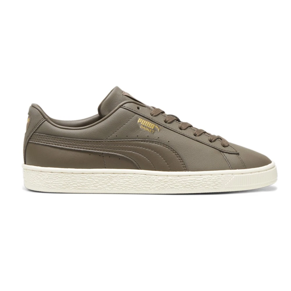 Scarpe casual sneakers uomo PUMA Basket Classic Xxi stringate marroni 37492329