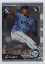 2019 Bowman Chrome Refractor 497/499 Yusei Kikuchi #91 0q3
