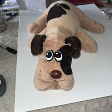 Pound Puppies VTG 1980  s Tonka Plush Dog Brown With Dark Spots 8  