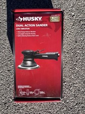 Husky H4870 6 Dual Action Air Sander Low Vibration Pneumatic 90 Psi 10000 Rpm