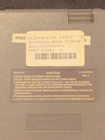 Bram Stoker's Dracula Nintendo NES 1993 Authentic Tested