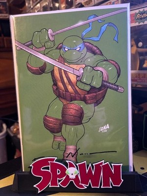 Teenage Mutant Ninja Turtles #3 Virgin Signed - COA Nakayama Exclusive Leonardo