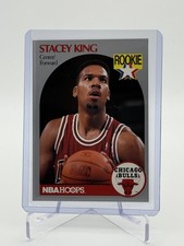 1990-91 Hoops #66 Stacey King Rookie  Chicago Bulls