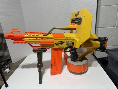 Vintage NERF N-Strike Stampede ECS Complete Hasbro 2009- tested works / 