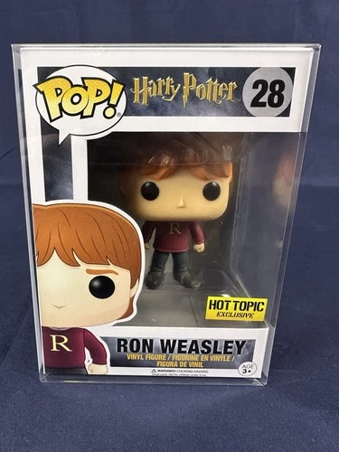 Funko Pop! Harry Potter Ron Weasley in Sweater #28 Hot Topic Exclusive Retired