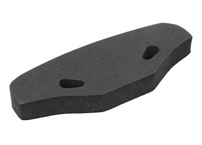 Front Foam Bumper in Black for Tamiya TT-01 and TT-02 Chassis, 53mm Wide