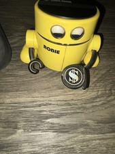 Vintage Radio Shack Robie The Robotic Banker Yellow Robot 60-2261 Coin Bank