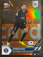 2025-26 UEFA UCL Topps NOW #57 Marquinhos Paris Saint-Germain ORANGE 16/25