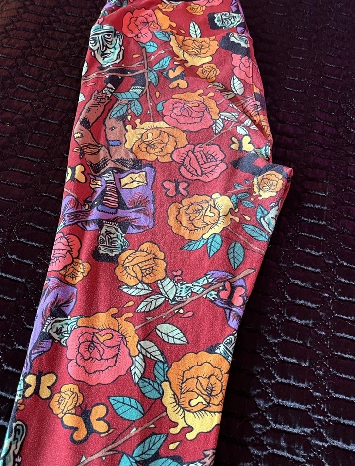 Leggings de Halloween para mujer LuLaRoe TC patrón Frankenstein Foto 2 de 4