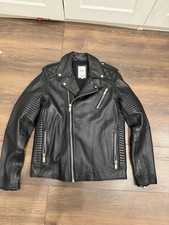 Lederjacke Herren, Schwarz