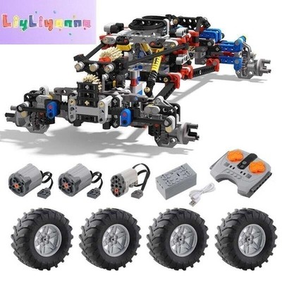 Technic 4WD Off Road RC Climbing Car Wireless Remote Control Building Brick Set