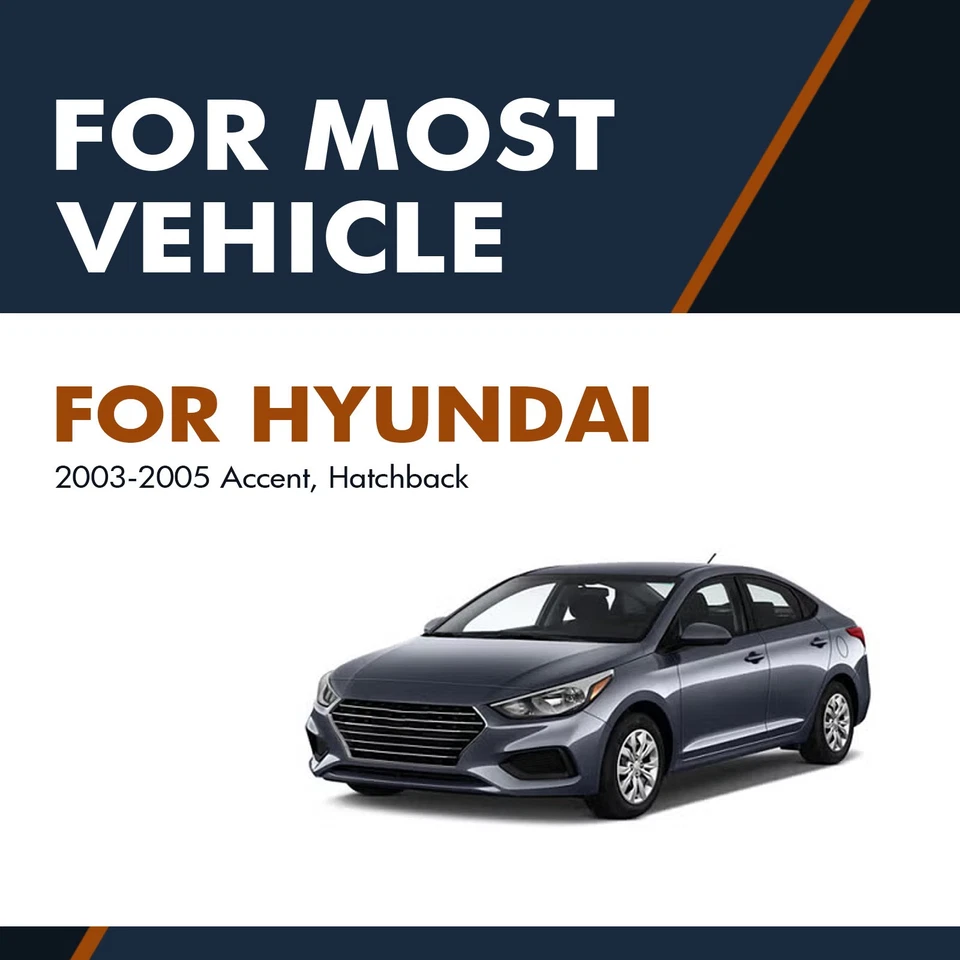 Par de 2 soportes de elevación de puerta levadiza trasera para Hyundai Accent Hatchback 2003-2005 2 puertas Foto 2 de 4