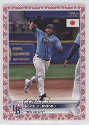 2022 Topps Japan Edition Cherry Blossoms 90/99 Mike Zunino #13 vc5