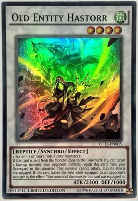 CT12-DE005 Old Entity Hastorr - Super Rare Ltd. Auflage Near Mint YuGiOh Karte