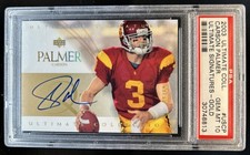 2003 Upper Deck Ultimate Carson Palmer Signatures Gold Auto RC #/50 PSA 10