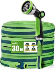 Gartenschlauch Flexibel 30m, Leichtgewicht-Wasserschlauch, 30 Bar Berstdruck
