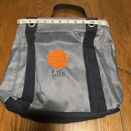 Thirty One Rectangle Utility Tote, Basketball Life, 12" por 9" - Imagen 3 de 5