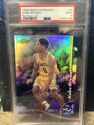 1998-99 Topps Finest Oversized - Kobe Bryant #175 Refractor POP13, 2 Higher!!!