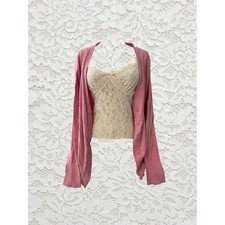 vintage y2k pink button cardigan sweater