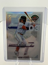 2025 Panini Prospect Prizm Edition Carson Benge #167 New York