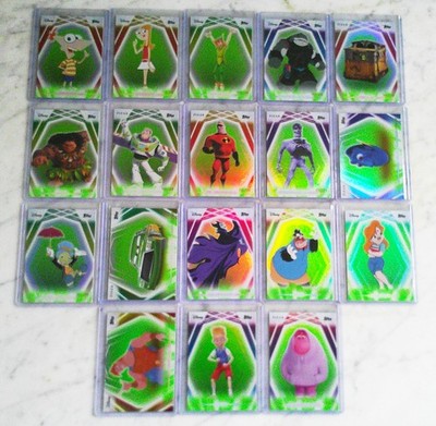 2026 Topps Disney Neon Green /199 Phineas Wall-E Maui Dory Buzz Lightyear  ++