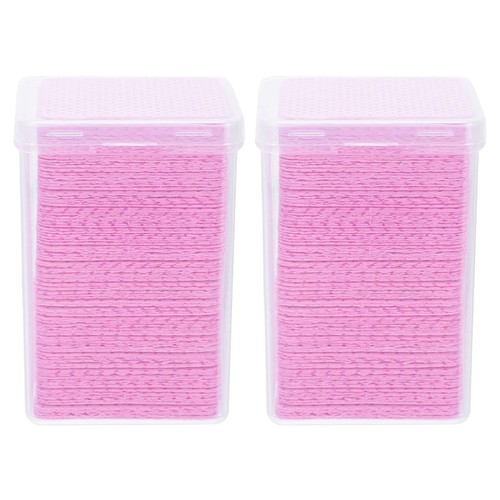 400 Pcs Glue Bottle Cleaning Pads Cotton Eyelash Glue Remover Wipers - Afbeelding 3 van 17