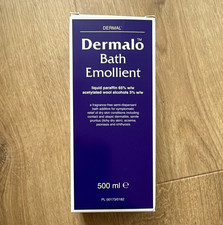 Dermalo Bath Emollient 500ml Fragrance-Free, Liquid Paraffin & Wool Alcohols