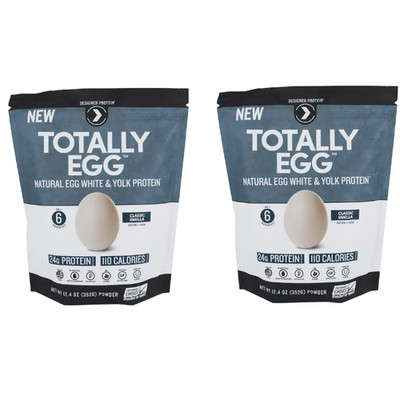 Egg Yolk + White Protein Powder Classic Vanilla  (Pack of 2) 12.4 oz Each