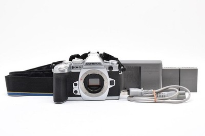OLYMPUS OM-D E-M1 Silver 16.3MP Digital Mirrorless Camera w/Battery, Charger