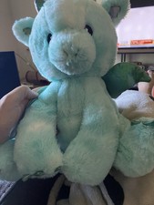 FAO Schwarz Glow Brights Toy Plush LED Sound Dragon 15" Stuffed Animal WORKS