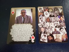 Thurgood Marshall Justice Supreme Court Playing Card Prominent African American