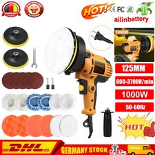 Profi Auto Poliermaschine Polierer Polierger&auml;t Schleifmaschine 125mm Politur Set