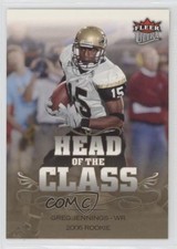 2006 Fleer Ultra Head of the Class Greg Jennings #HC-GJ sl3