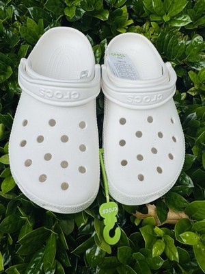  Crocs Classic Clog Color White 10 Men s - 12 Women s with Tags Fast Shipping.