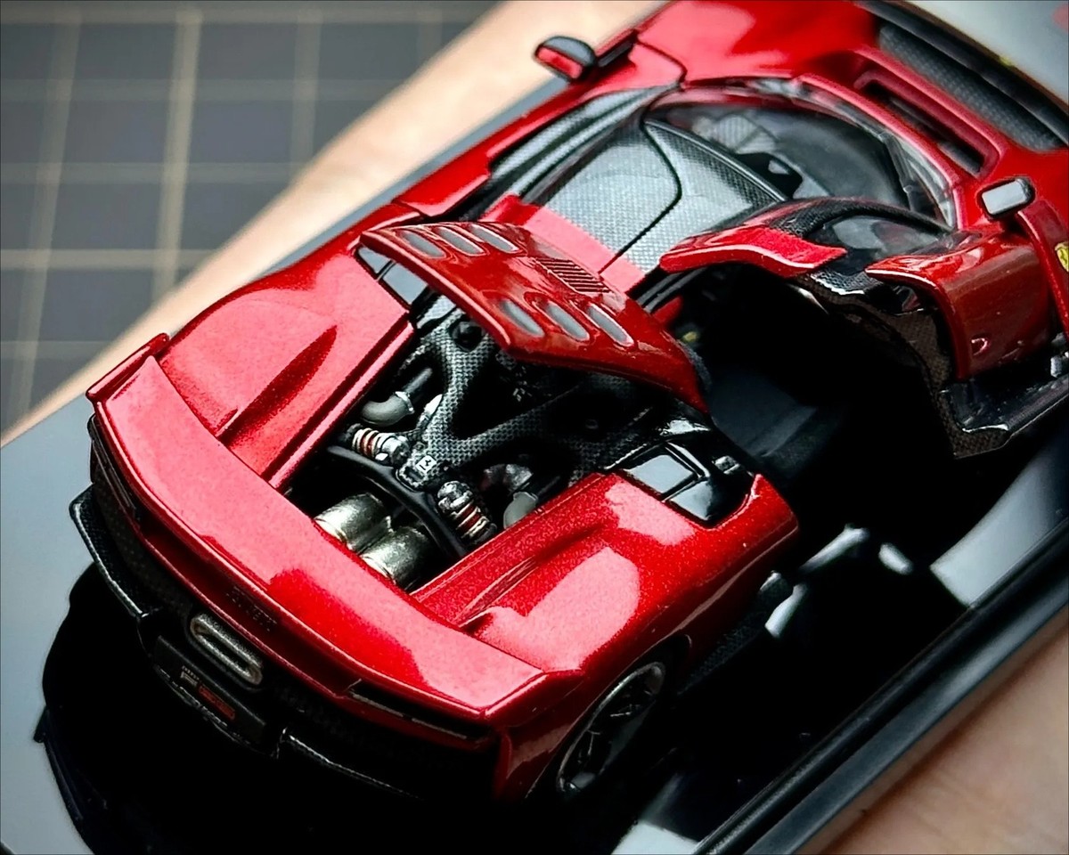 AR Box BBR 1:64 Ferrari F80 Classic Red Full Opening HEC Beijing