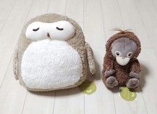 Fluffy Animals Plush Pillow Set of 2