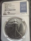 2026 Eagle First Day of Issue Mercanti Signed MS70 40th Anniversary