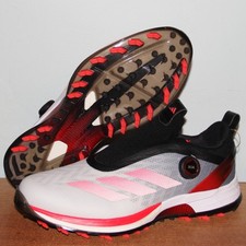 Adidas Adizero ZG BOA Spikeless Golf Shoes Mens 11 White Black Red IH9896 New